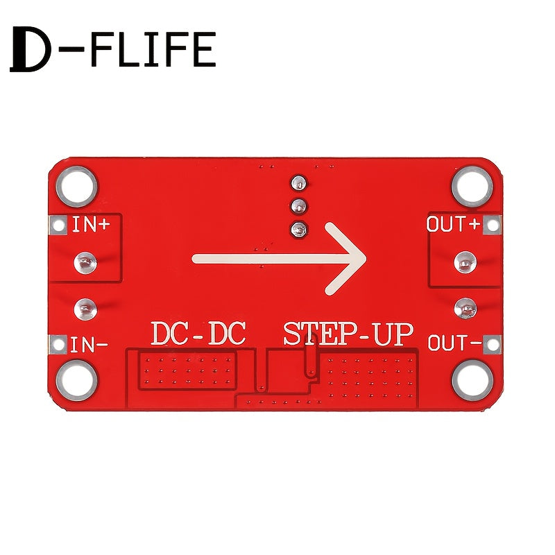 D-FLIFE Yuqori Quvvatli XL6019 DC Step-Up Konvertor Moduli, Moslashtiriladigan Voltaj, O'rnatilgan O'rnatish, Mis Aloqa, Tez Ulanish, Quvvat Talab Qilmaydi.