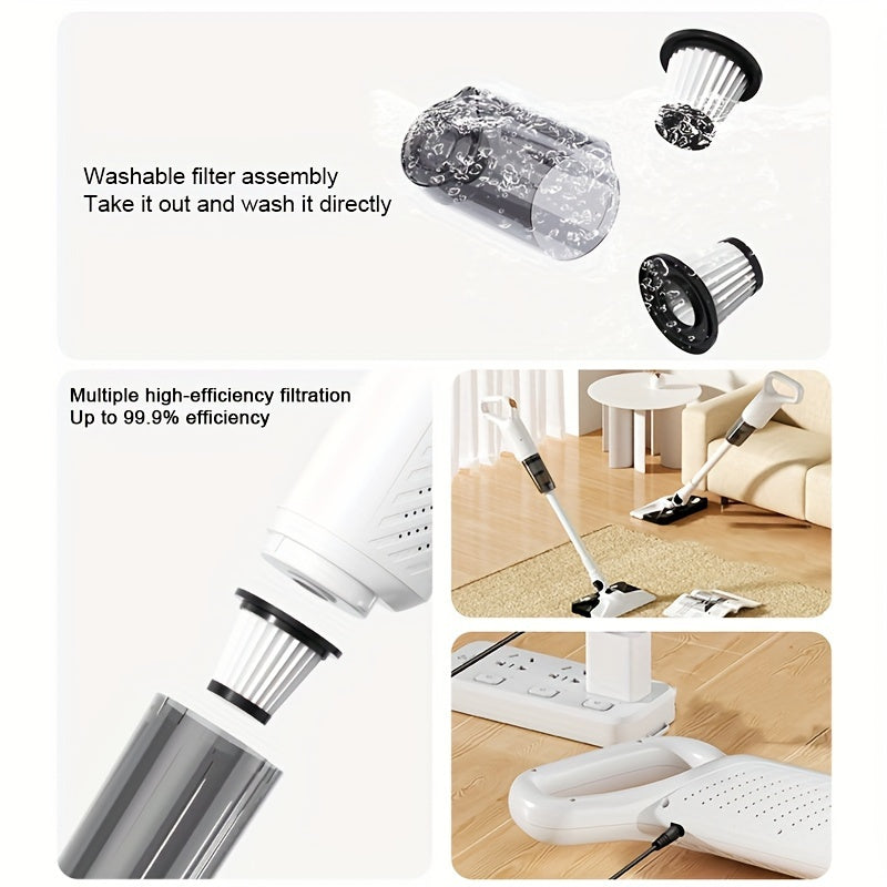 All-Purpose Wireless Handheld Vacuum Cleaner Compact Car Sofa Upholstery