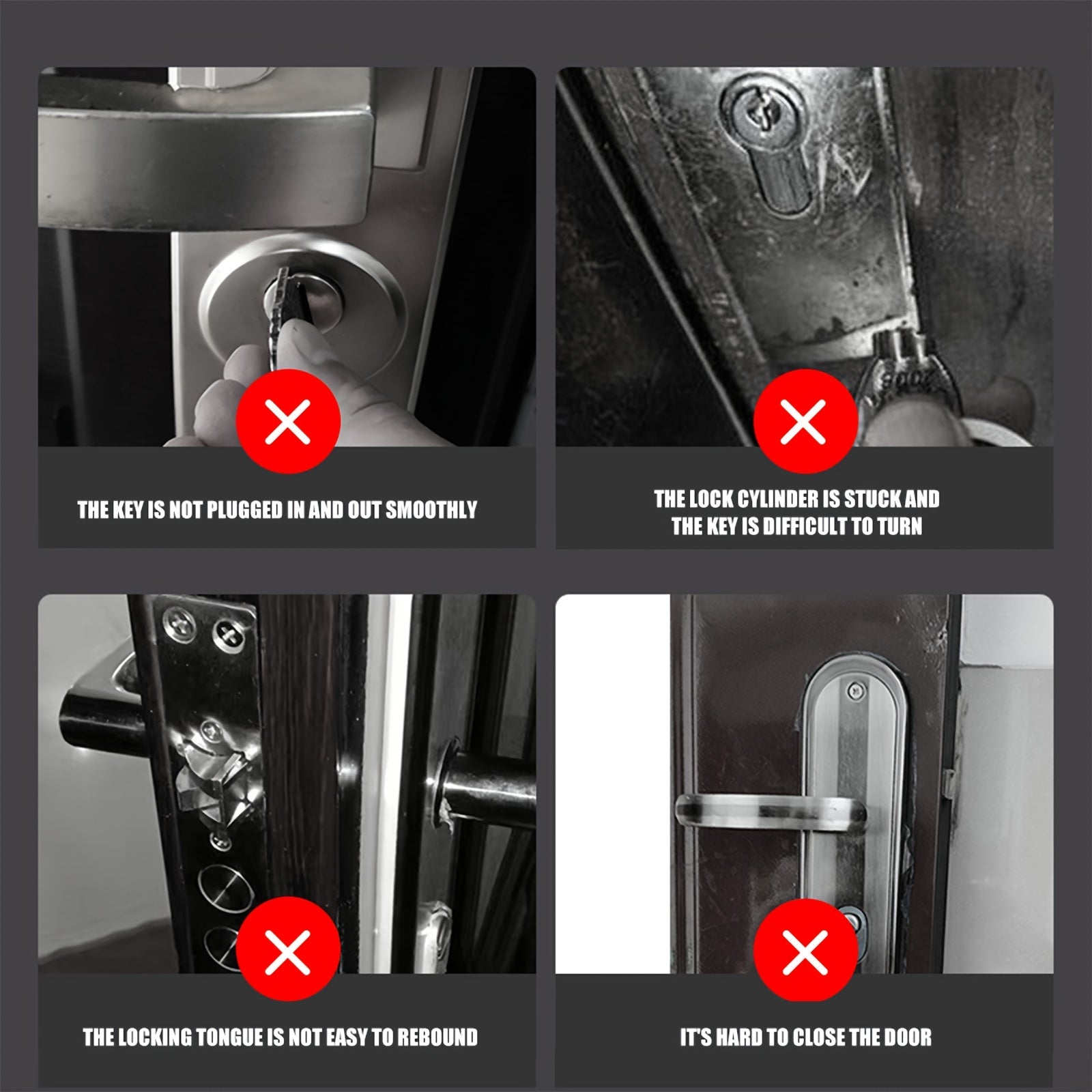 Смазка для замков дверей 60 мл долговременная для крышек автомобильных двигателей, гаражных ворот