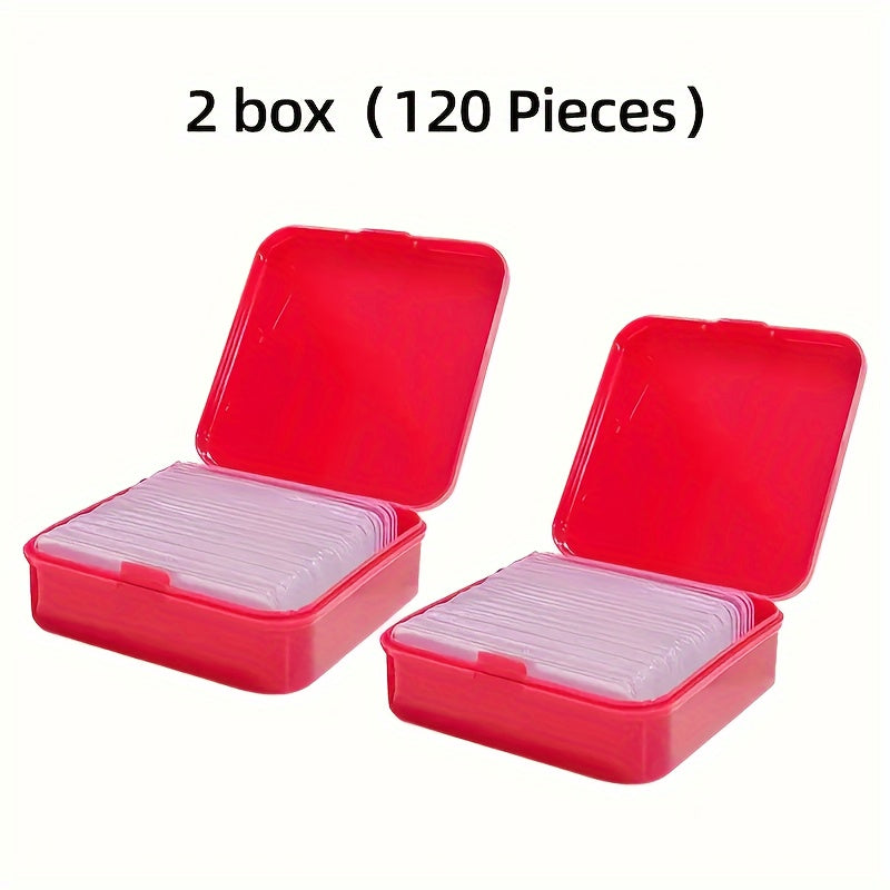 60/120 Pieces Waterproof Double-Sided Reusable Tape Kit for Home Office Crafts