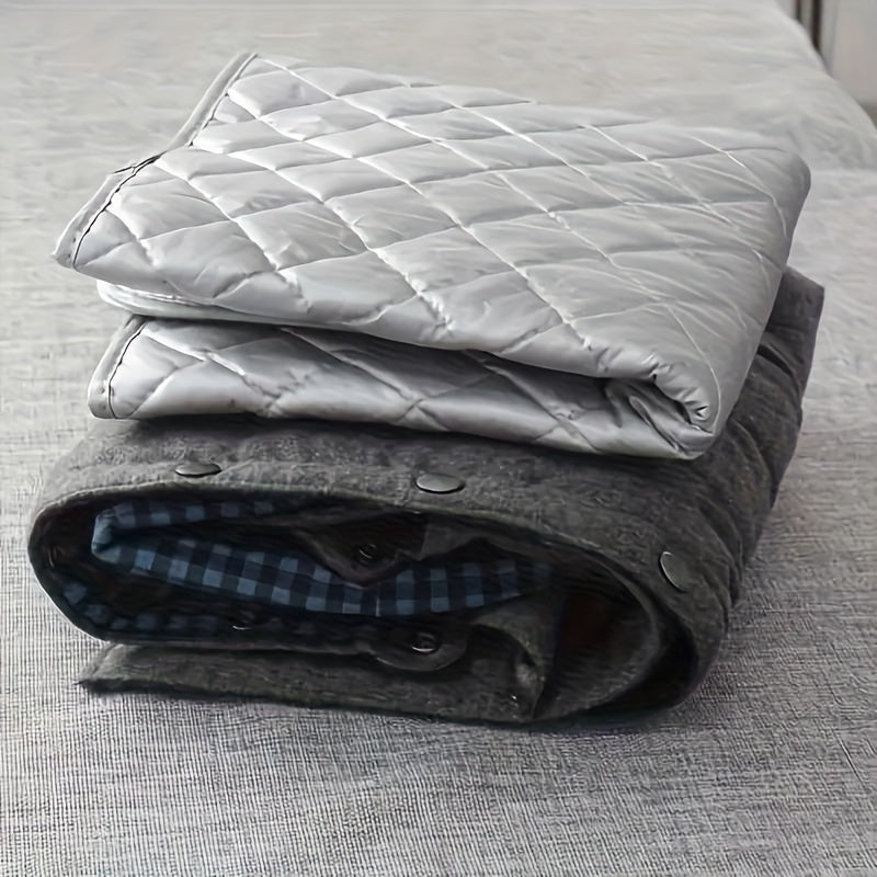 Silver-Coated Laundry Pad Heat Resistant Portable Ironing Mat for Travel and Home