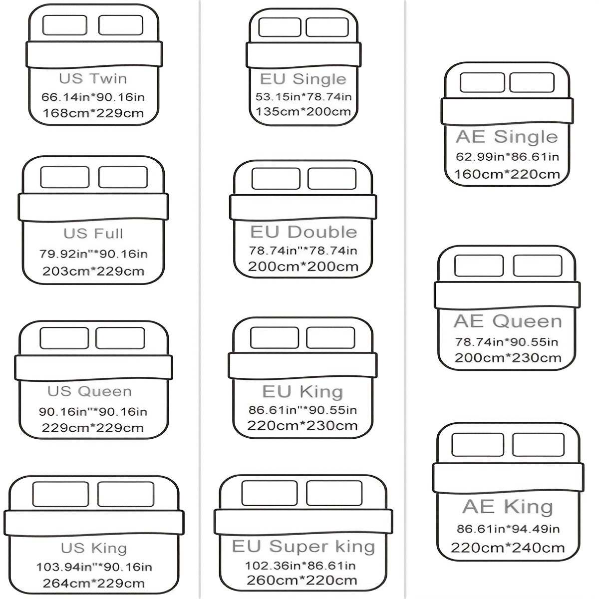 Комплект из 3 предметов: пододеяльник из полиэстера с бронзированием для мягкого и комфортного, дружелюбного к коже опыта в вашей спальне или гостевой комнате. Включает 1 пододеяльник и 2 наволочки (основа не включена).
