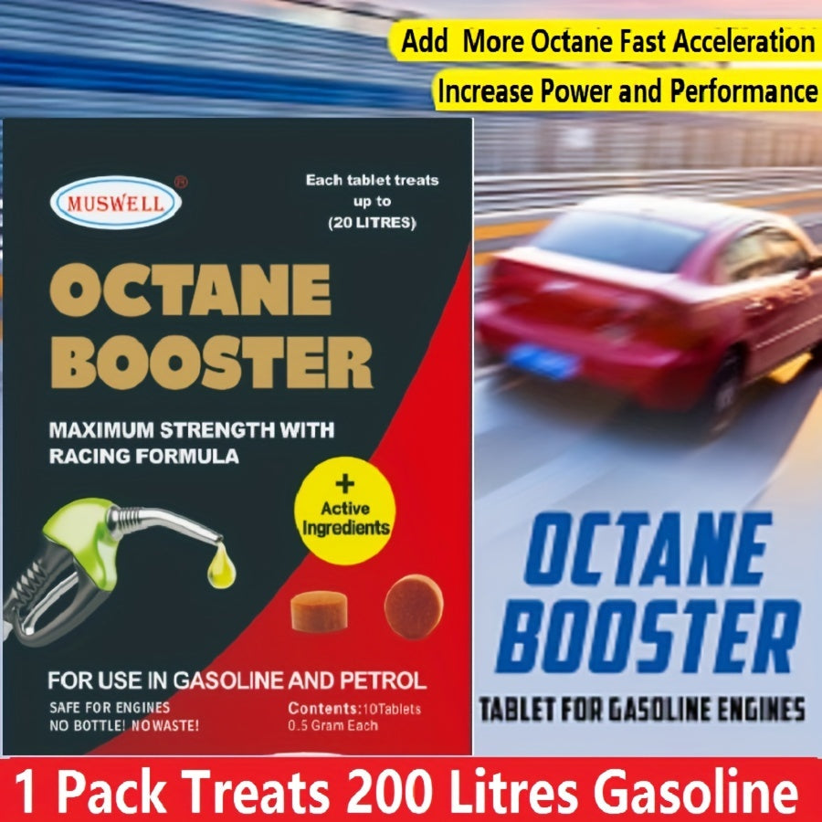 Octane Booster Tablets for Petrol Engines Increase Power and Performance