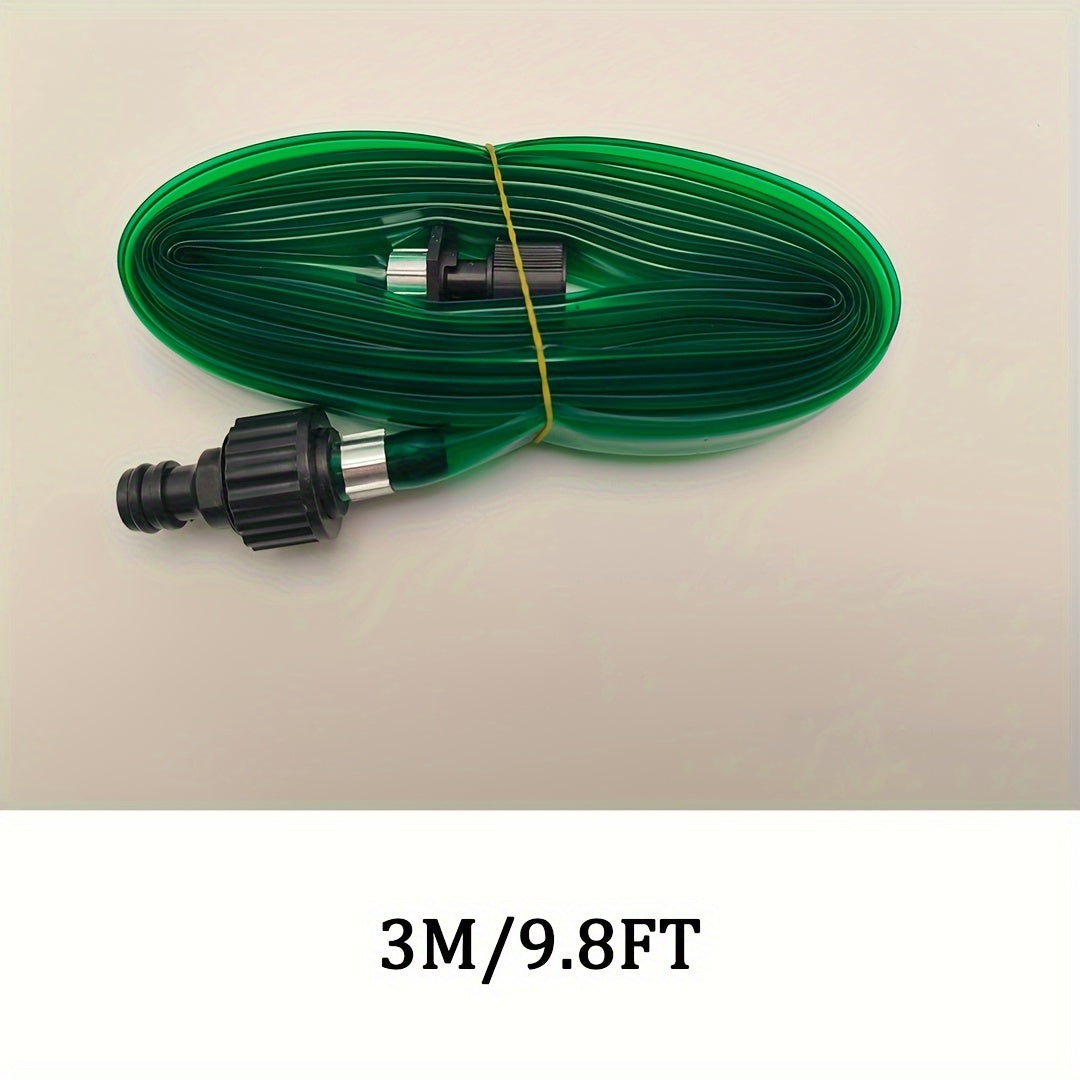 Manguera de riego por goteo de PVC flexible para jardín y riego por goteo