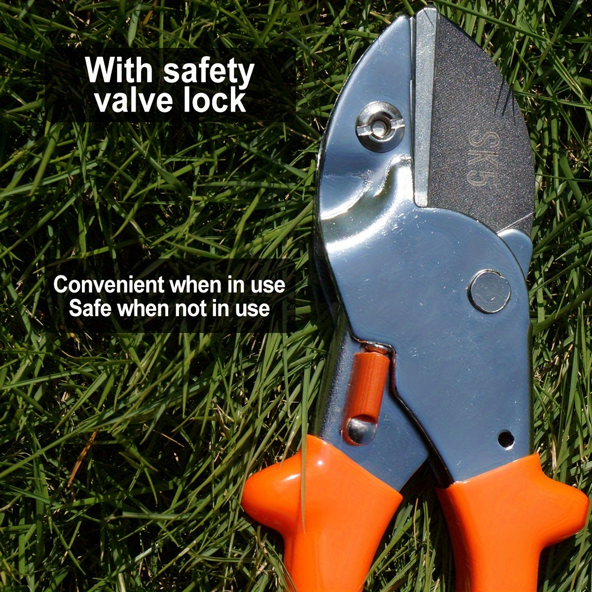 High-Carbon Steel Pruning Shears Garden and Orchard Ergonomic Branch Cutter