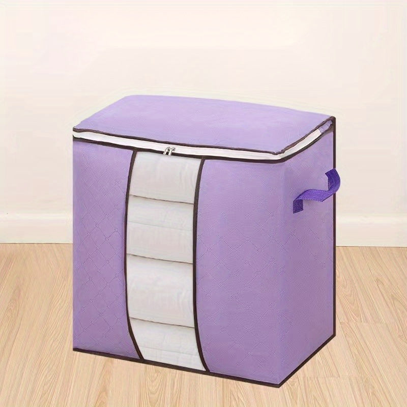 Bolsa de almacenamiento plegable de gran capacidad para quilts, ropa, RV, no tejida