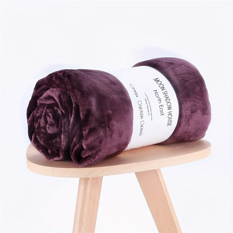 Soft Polyester Flannel Blanket for Pets, Sofas, Beds, Camping, 1 Piece