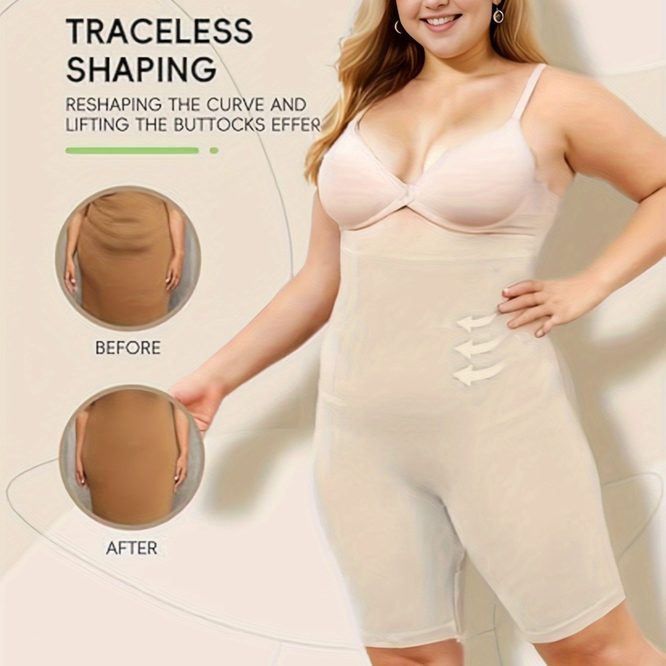 Plus Size High Elasticity Shapewear Tummy Control Slimming Underwear 2-Pack