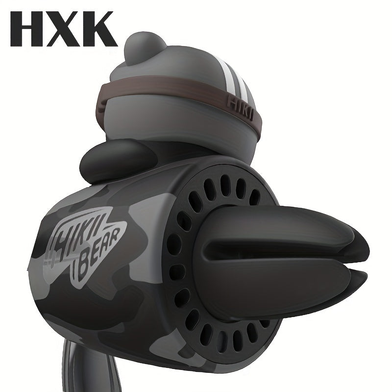 Men Car Air Freshener Camouflage Bear Pilot Vent Clip Perfume Diffuser
