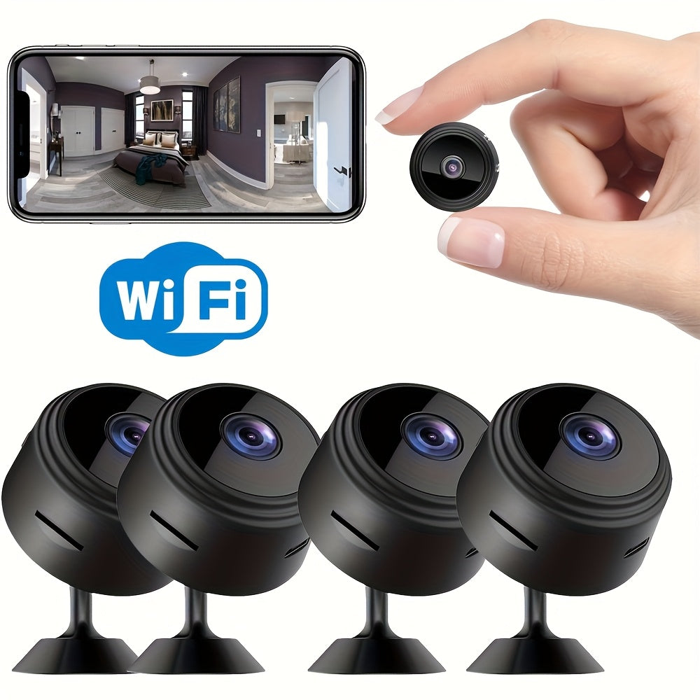 Wireless Home Security Camera 480p with Rechargeable Battery Wi-Fi Motion Detection for Indoor Surveillance