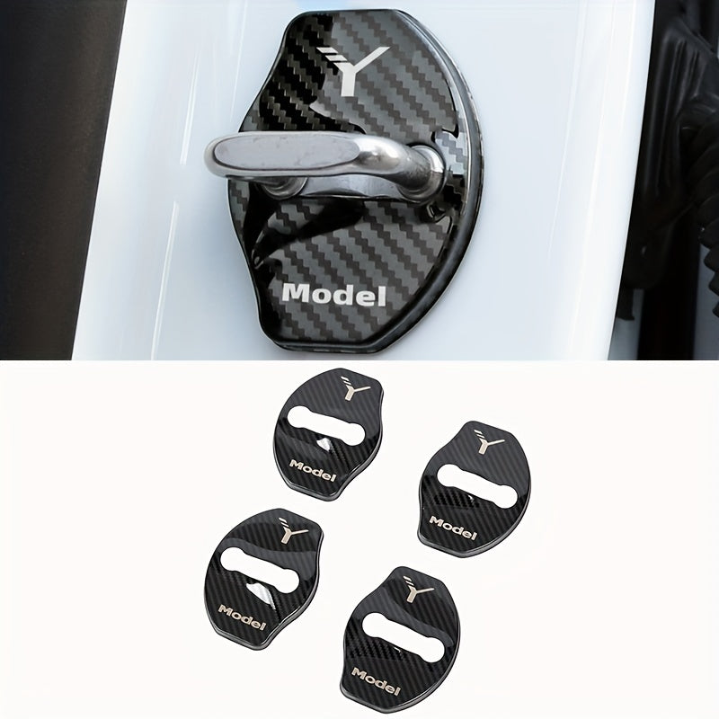 Decorative Protective Door Lock Stickers Rust-Prevent Cover for Car