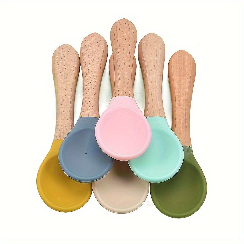 Kids Silicone Suction Plates with Spoon BPA-Free Non-Slip Divided Microwave Dishwasher Safe