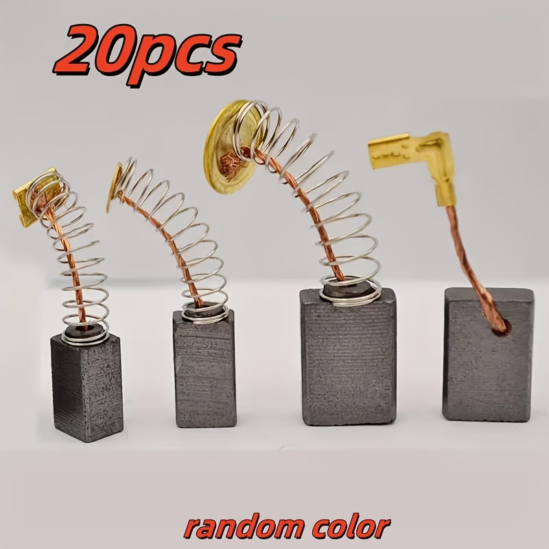 Set of 20 Carbon Brushes for Power Tools Universal Motor Replacement Kit