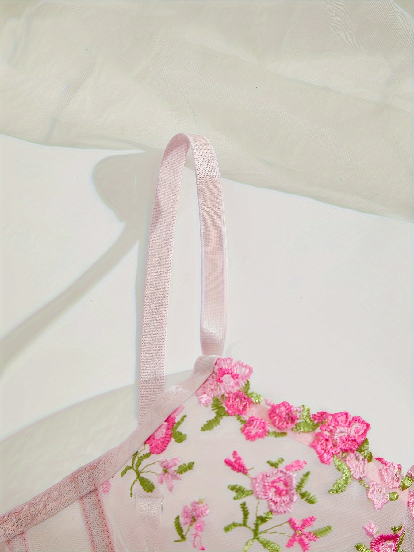 Women's Floral Lingerie Set with Unlined Bra and Fashionable Panties