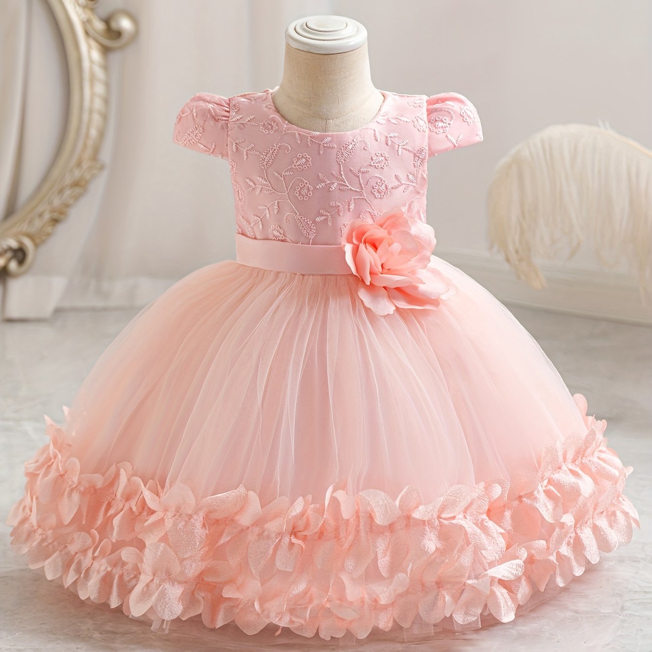 Girls Lace Princess Dress for Special Occasions and Birthdays