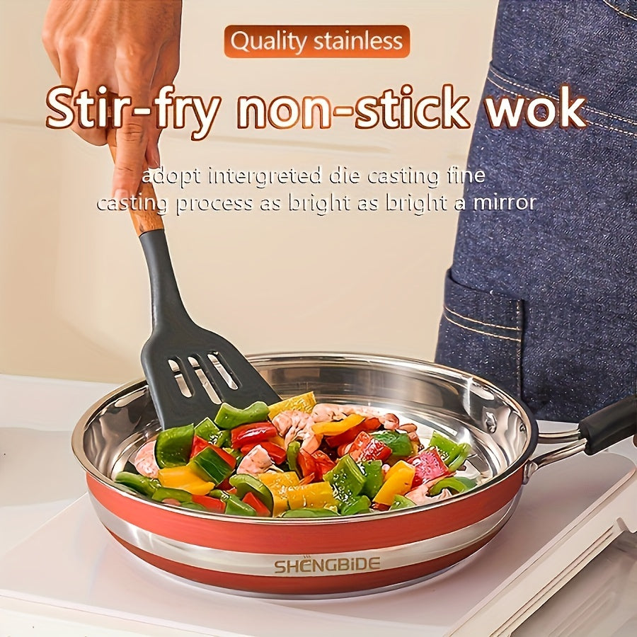 Набор посуды из нержавеющей стали на 12 предметов с кастрюлями, сковородой, крышками для домашнего использования