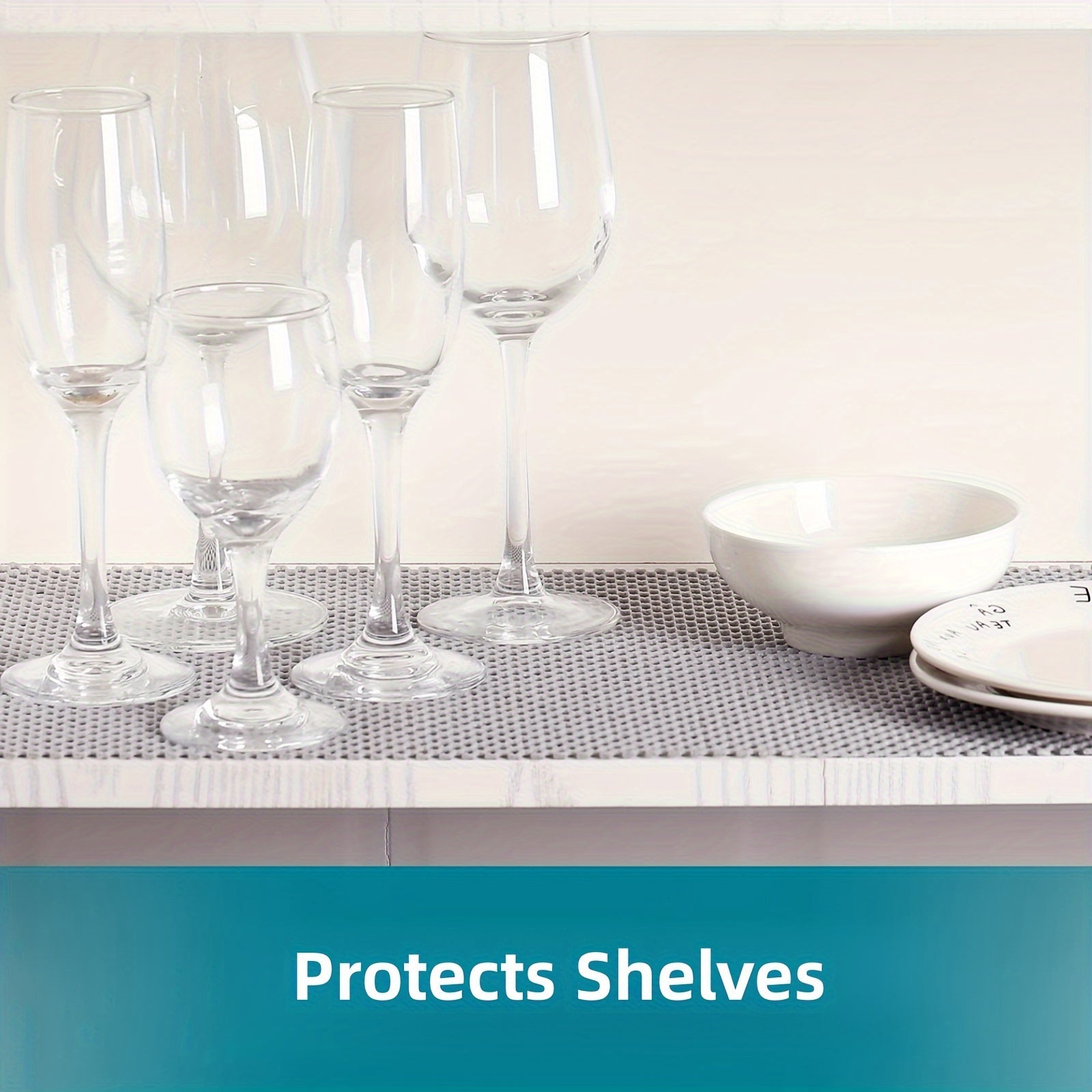 Drawer Organizer Mesh Liner Non-slip for Clothes Storage Cabinets Bathrooms Bedrooms Wardrobes Dresser