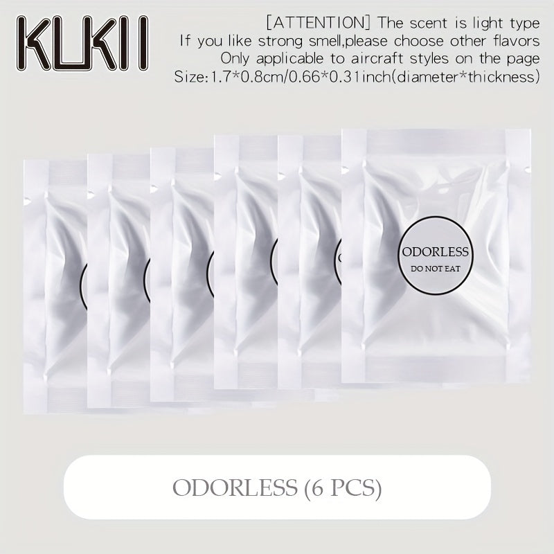 Car Air Freshener Scented Tablets Pack of 6 or 15 for Cars and SUVs