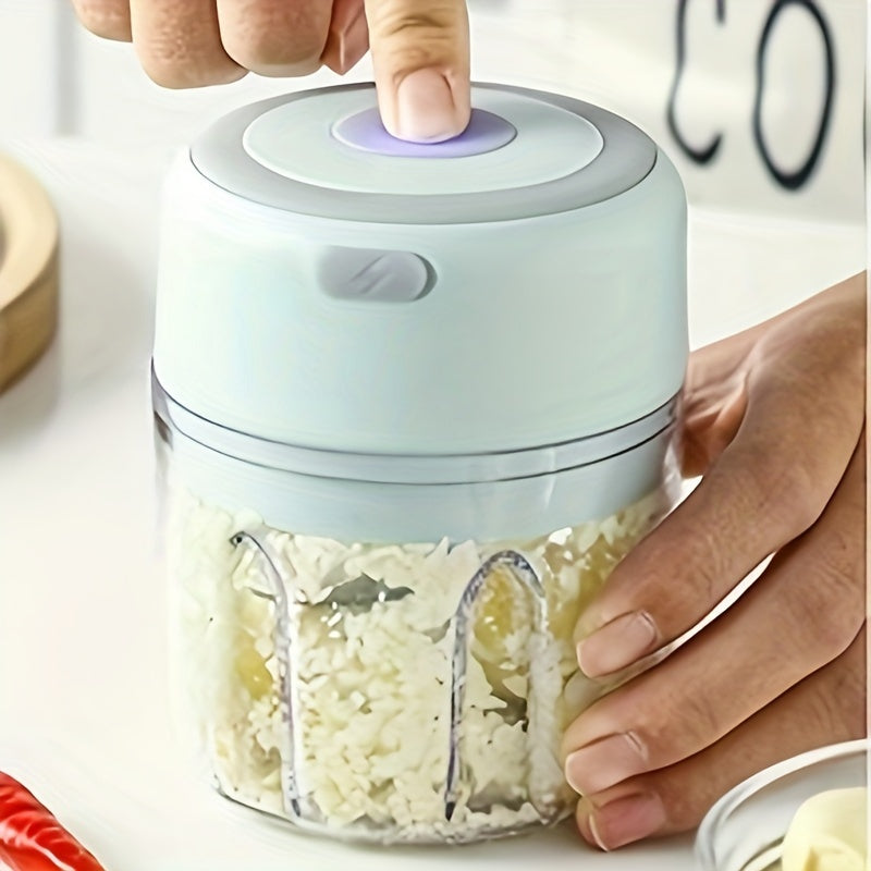 USB Rechargeable Mini Food Processor with Powerful Blender and Easy-Clean Design