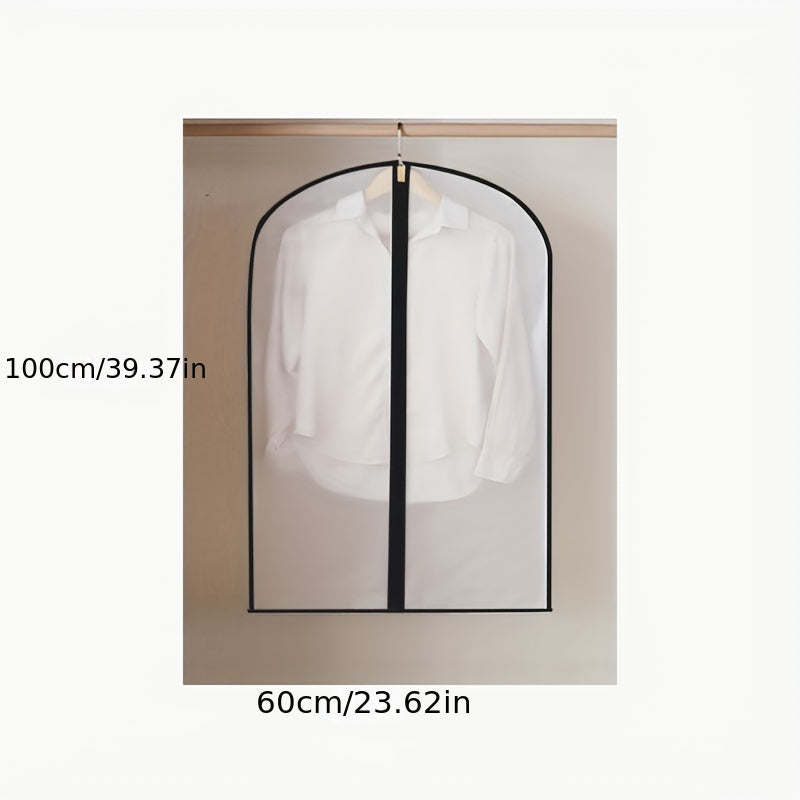 10 ta Shaffof Chang Qopqog'i Sumkalar Zipperlar bilan, Kiyimlarni Osish uchun, Kostyumlar, Kiyimlar va Palto saqlash uchun Ideal. Portativ Kiyim Sumkalari Changdan Himoya bilan, Yotoqxona, Kiyimlar, Garderob, Uy yoki Yotoqxona Tashkiliy uchun Mukammal.