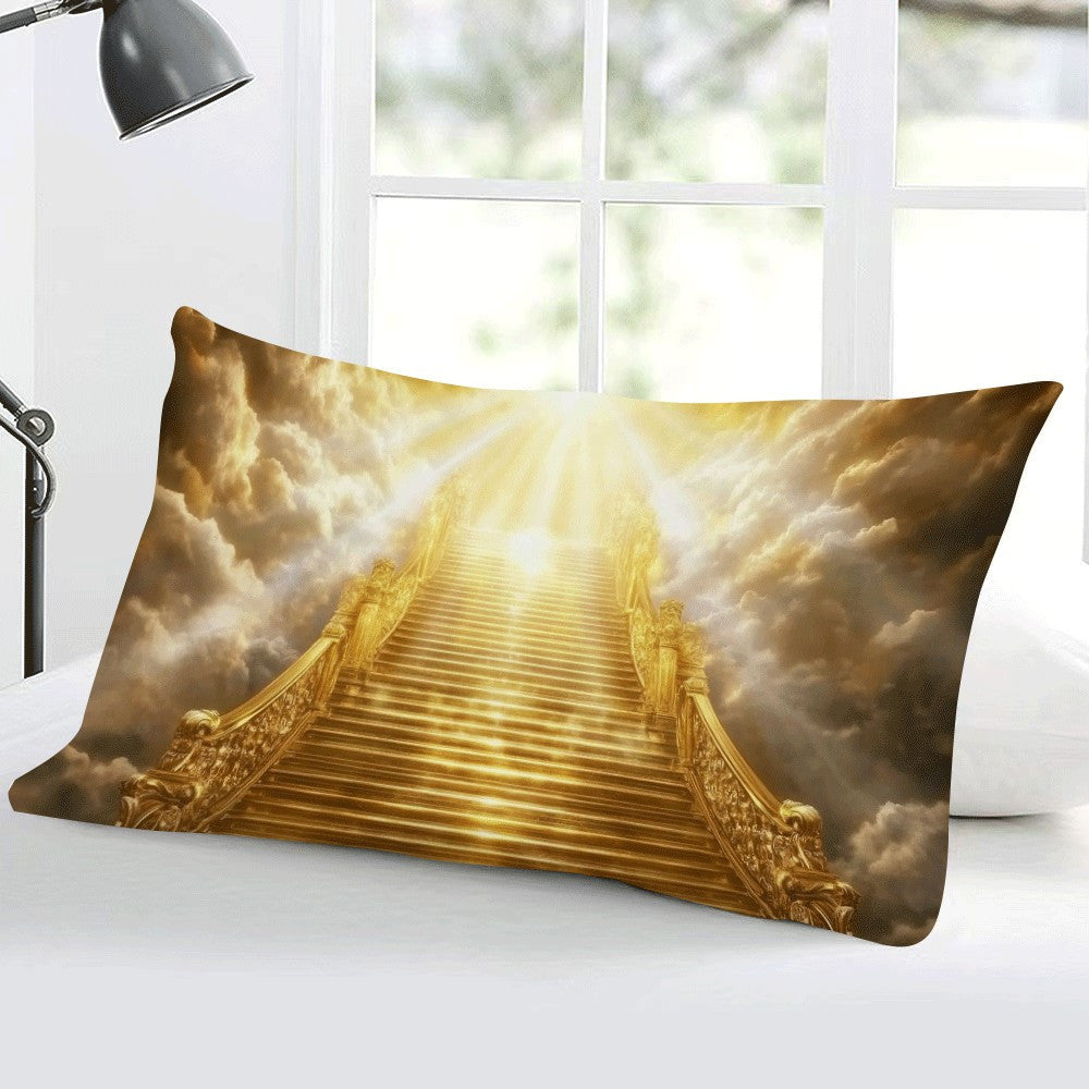 Heavenly Ladder Print Pillow Cover 50.8x30.48 cm Polyester Zipper Casual All-Season