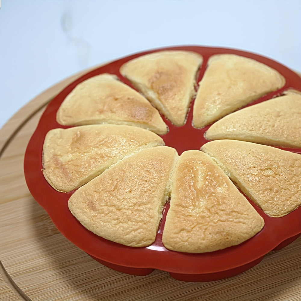 Набор из 3 силиконовых треугольных форм для выпечки тортов — антипригарная форма для выпечки с 8 отделениями для брауни, кексов, капкейков и многого другого — идеально подходит для свадеб, праздников и повседневной выпечки