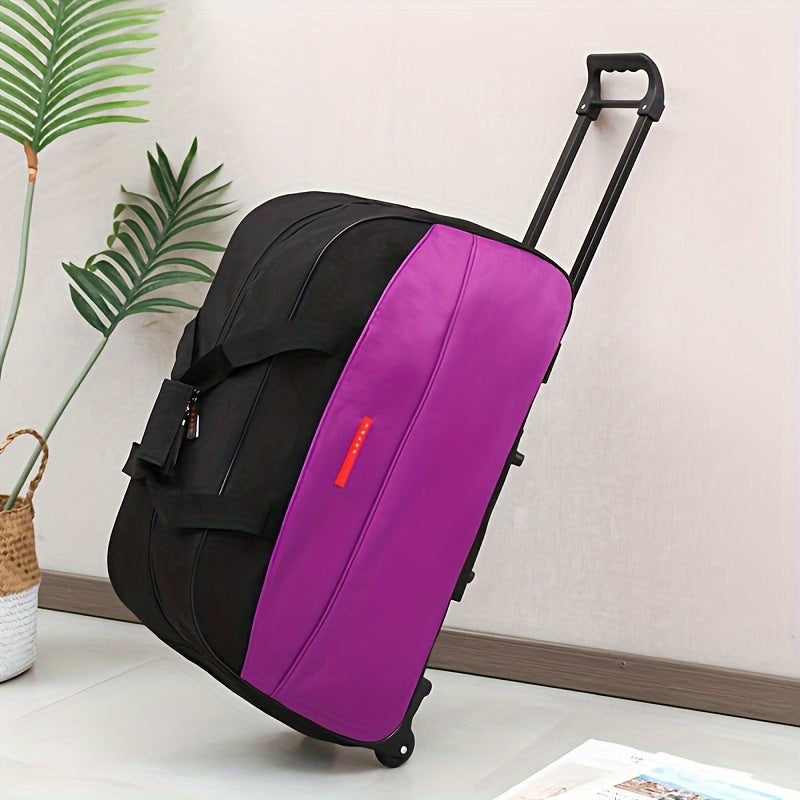 Lightweight Travel Trolley Bag with Large Capacity and Soft Fabric Material