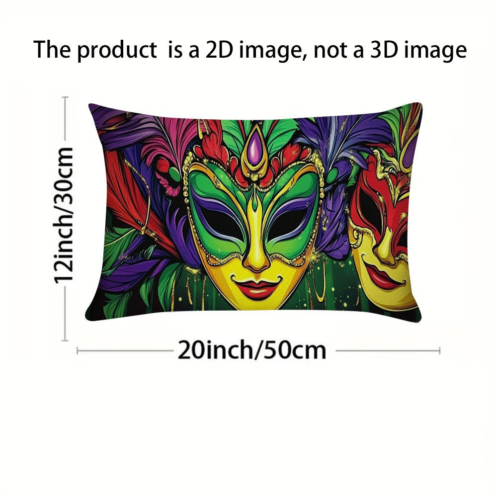 Juego de 2 fundas de cojín abstractas tribales africanas 50.8x30.48cm para decoración de hogar y exterior