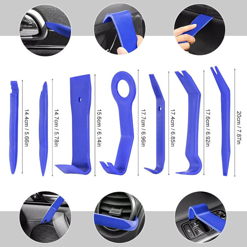 12-Piece Car Interior Removal Tool Set for Disassembling Trim and Audio Systems