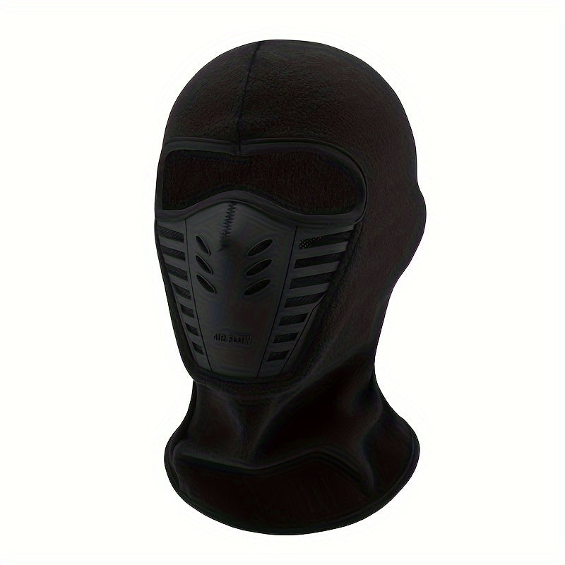 Unisex Thermal Windproof Cycling Balaclava with Visor for Skiing and Motorcycles