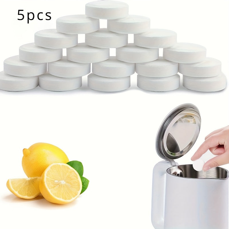 5pcs Bathroom Cleaning Accessories for Coffee Machine and Kettle Scale Removal