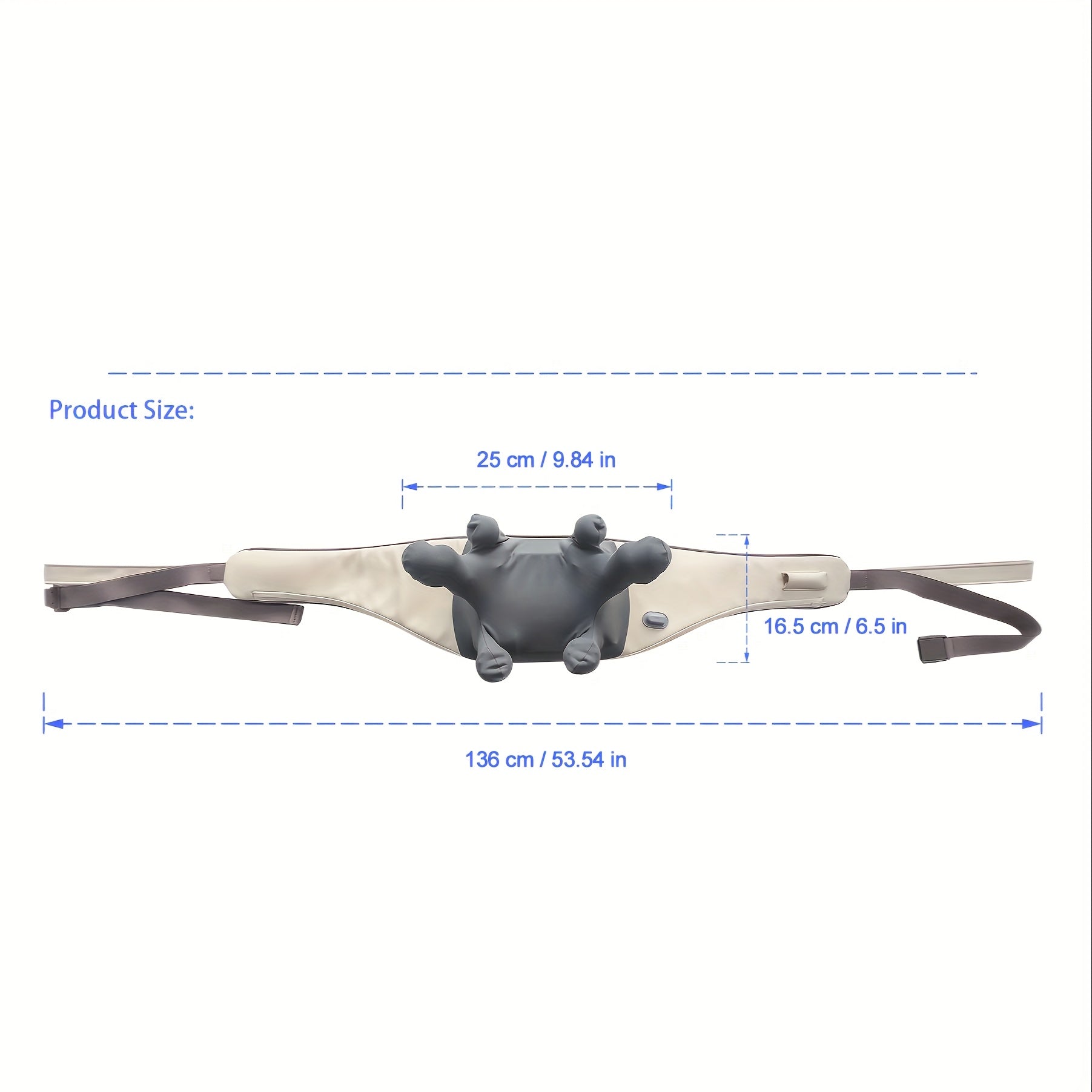 4D Shiatsu Neck Shoulder Massager USB Rechargeable Full Body Relief for Home Office Car