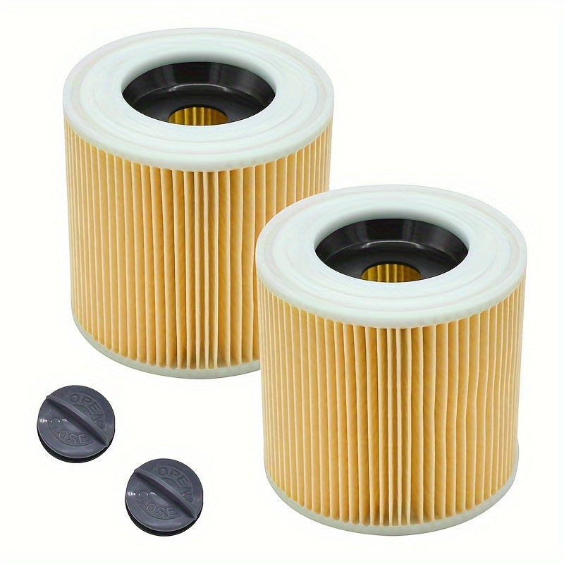 Set of 2 Wet and Dry Vacuum Filters Compatible with Various Models
