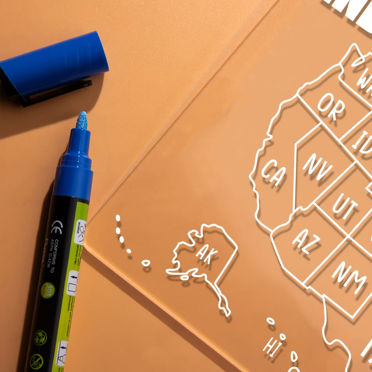 Классная акриловая игровая доска - идеально подходит для развлечений в дороге - включает в себя "Угадай, что это", "Виселица", "Точки и квадраты", "Алфавит", "Соедини четыре" - многоразовая и портативная - идеально для семейного веселья