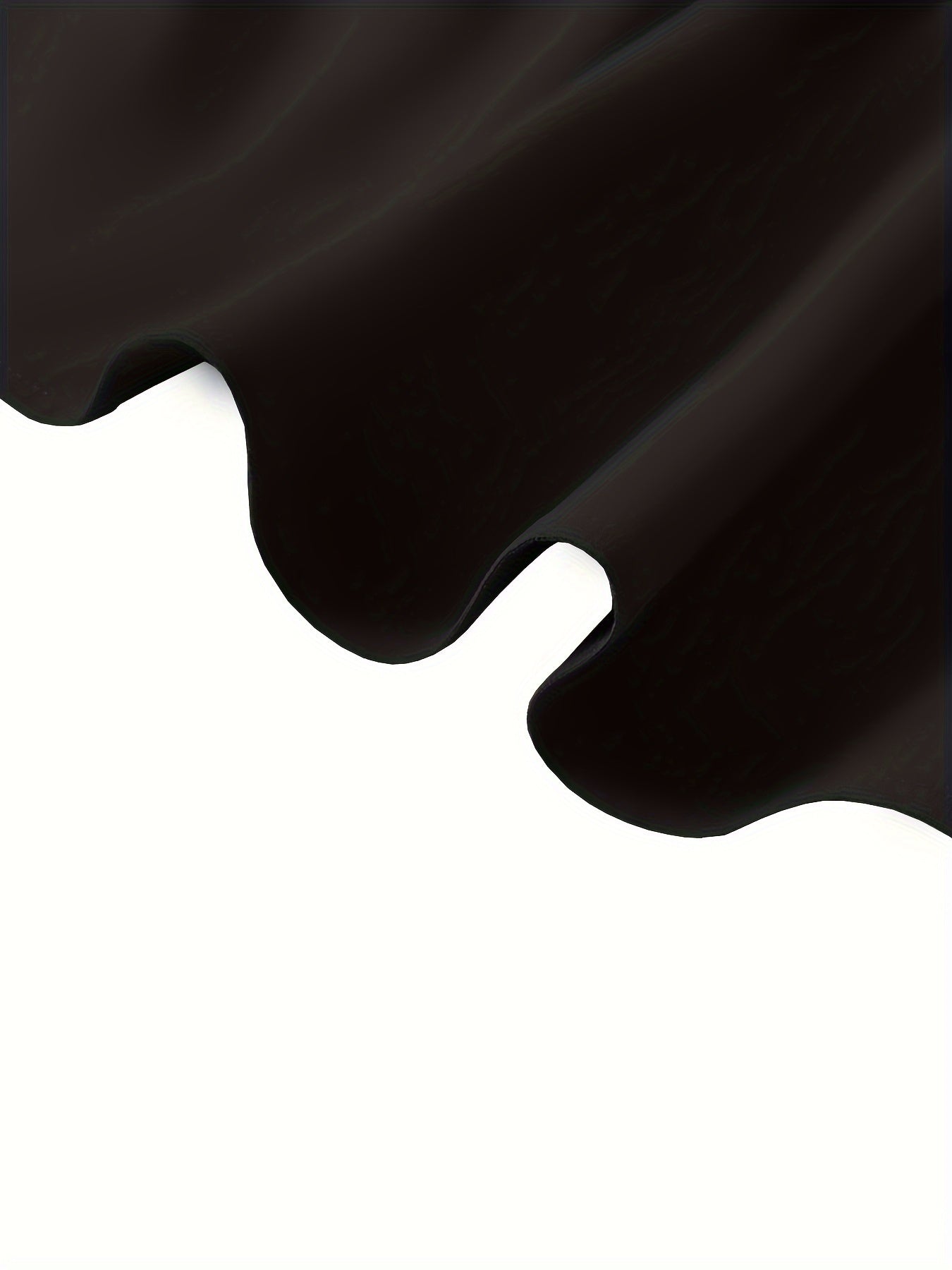 Women's Brown Midi Skirt with Buttons, Ruffled Hem, Elastic Waist