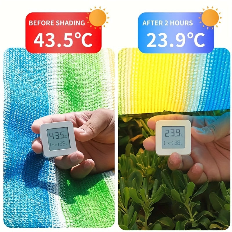 Outdoor Privacy Screen Knit Fabric PE Sunshade Mesh for Garden Balcony