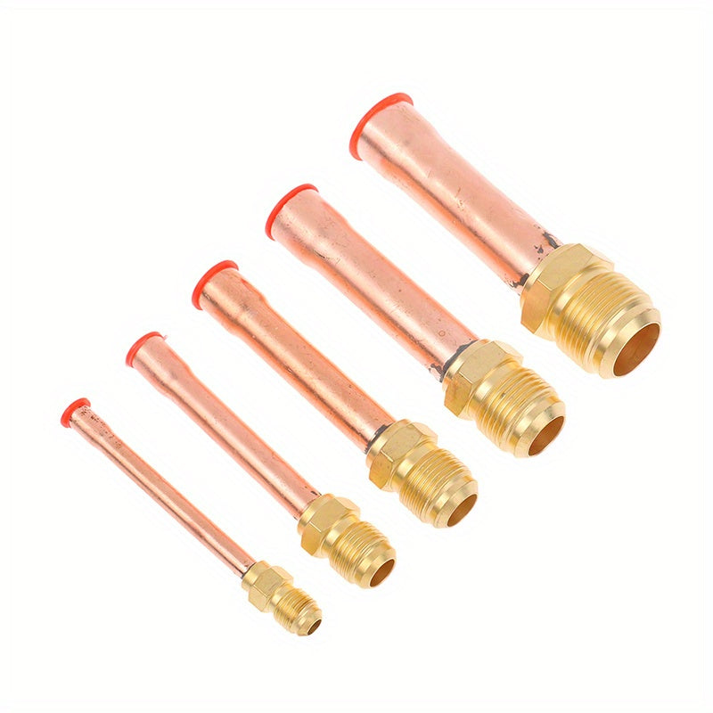 45 Degree SAE Flare Connector Copper Brass Fitting Adapter for HVAC and Home Appliances