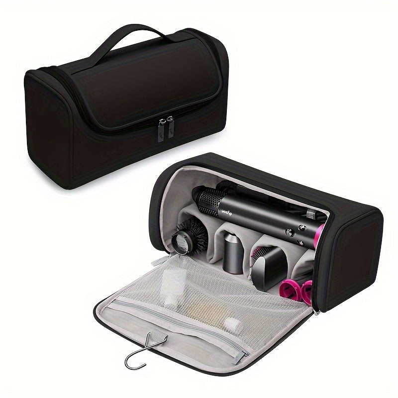 PU Leather Travel Organizer for Hair Tools and Electronic Devices