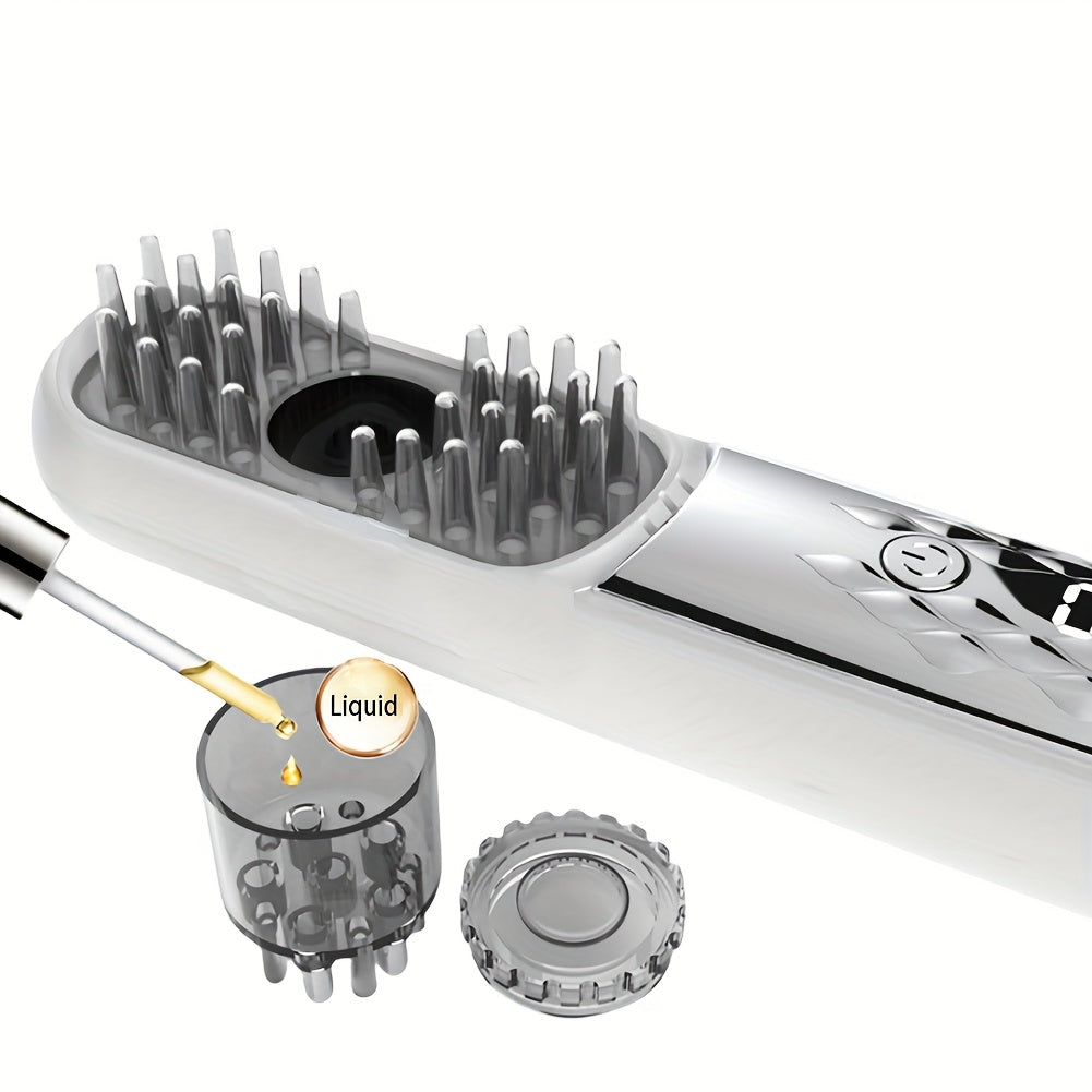 MEETCARE HF188 LED Bosh Terisini Stimulyatsiya Qiluvchi Taroq: Qayta Zaryadlanadigan 1200mAh Li-ion Batareya, USB Zaryadlash, 36V Maksimal Ishlash Voltaji, Soch O'sishi va Bosh Terisi Sog'lig'i uchun Ideal, Soch Parvarishi Qurilmasi.