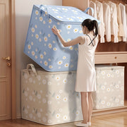 Bolsa de almacenamiento plegable para ropa y ropa de cama, organizador resistente al agua con cremallera