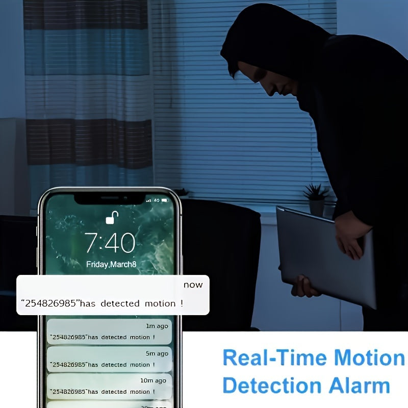 1080P WiFi Security Camera with Two-Way Audio Night Vision Motion Detection and Remote Control