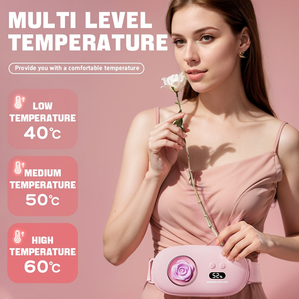 Rechargeable Waist Heating Massager with Adjustable Temperature for Back and Waist Pain Relief