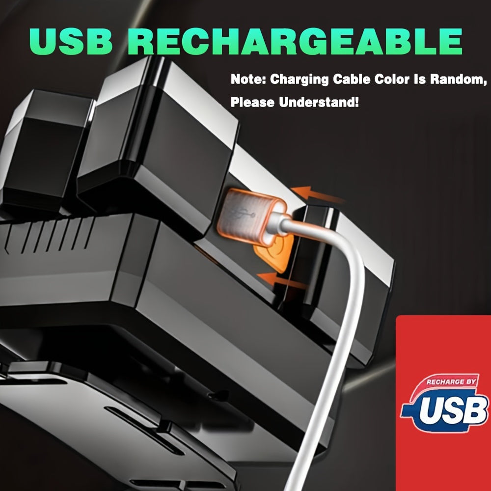 Rechargeable LED Headlamp for Camping Hiking Fishing Walking USB Powered