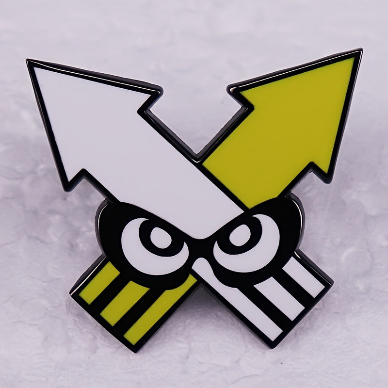 Cartoon Squid Alloy Brooch Pin Enamel Badge Fashion Accessory for Everyday and Special Events