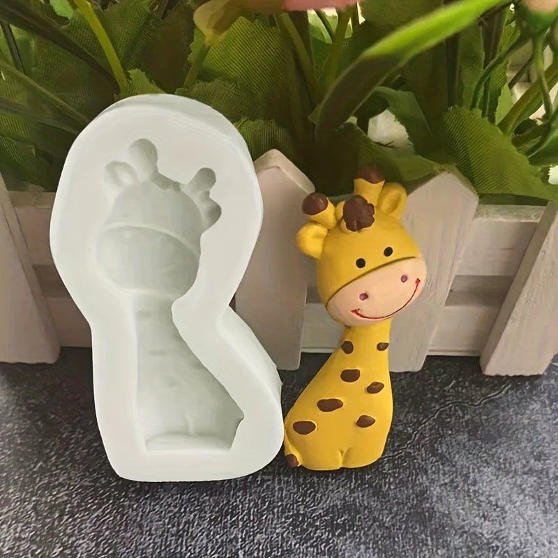 Cartoon Animal Silicone Mold for Baking Cake Decorating Ice Tray Food Grade