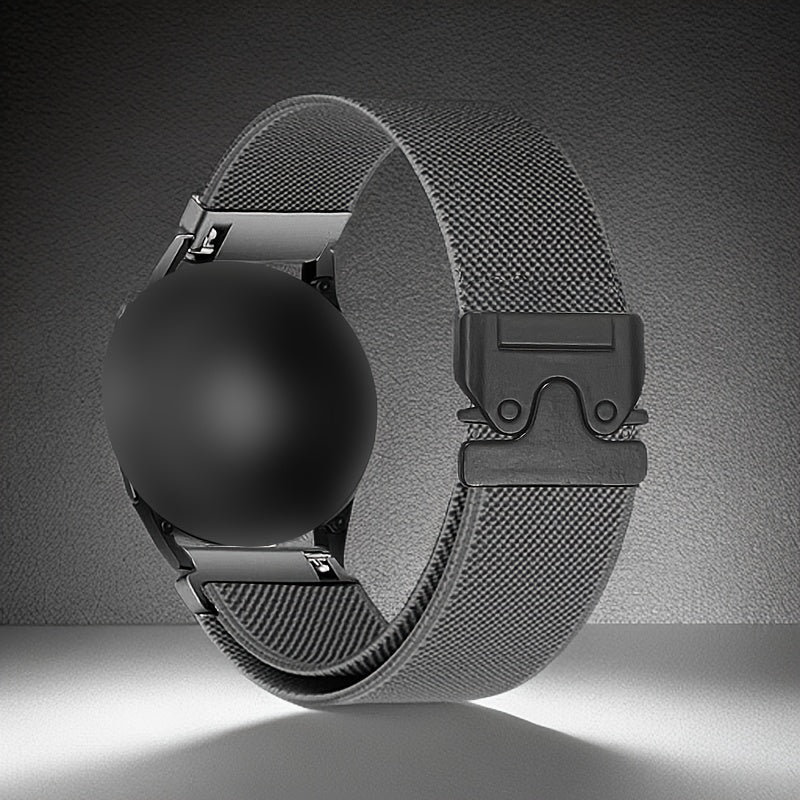 Elastic Nylon Watch Strap Adjustable Polyamide Band for Smartwatches 18mm 20mm 22mm