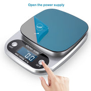 Digital Kitchen Scale 9.98kg Stainless Steel Food Weighing for Baking Cooking Meal Prep