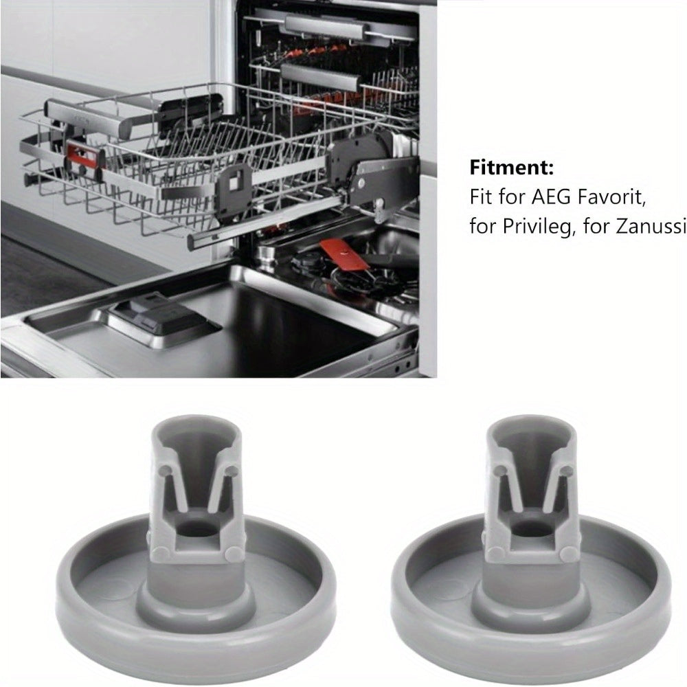 Reemplazos de rueda de lavavajillas de superficie lisa y brillante de 40mm, 8 piezas para modelos, fácil instalación