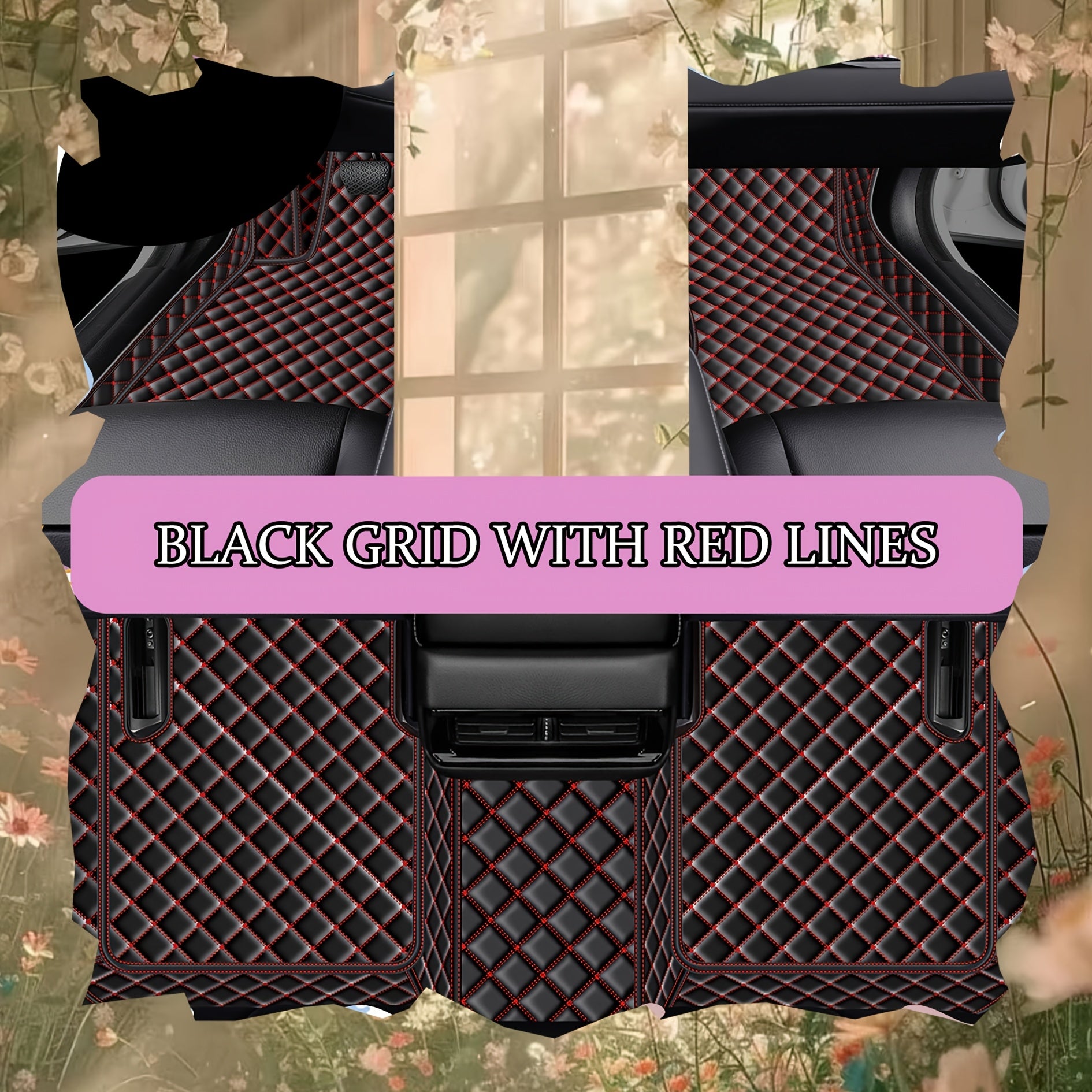 SUV Floor Mat Faux Leather Waterproof Dustproof All-Weather Fit