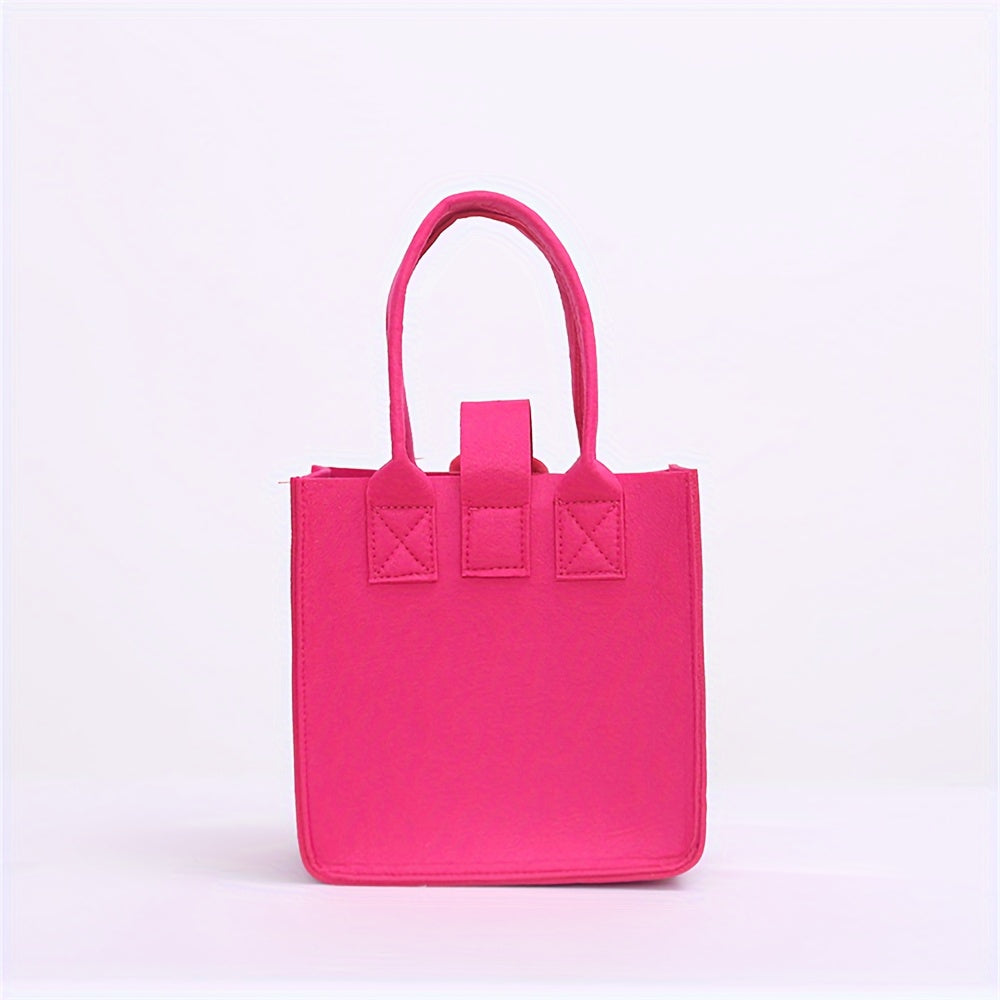 Women's Handbag with Cartoon Character Design, High-Quality Textile, Perfect for Shopping and Gifting